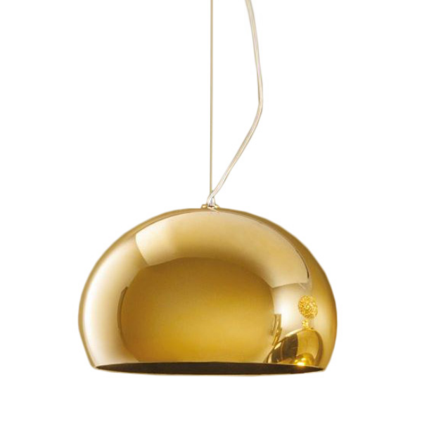 Kartell Fl/y Metallic Suspension Lamp 