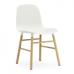 Normann Copenhagen Form Chair Oak Legs White