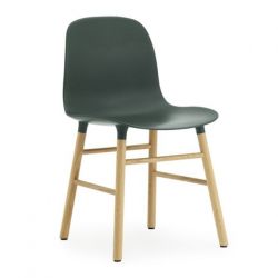 Normann Copenhagen Form Chair Oak Legs Green