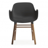 Normann Copenhagen Form Armchair Walnut Legs Black