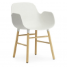 Normann Copenhagen Form Armchair Oak legs White