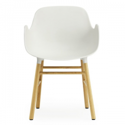 Normann Copenhagen Form Armchair Oak legs White