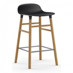 Normann Copenhagen Form Stool 65cm Oak Legs 