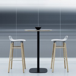 Normann Copenhagen Form Stool 65cm Oak Legs 