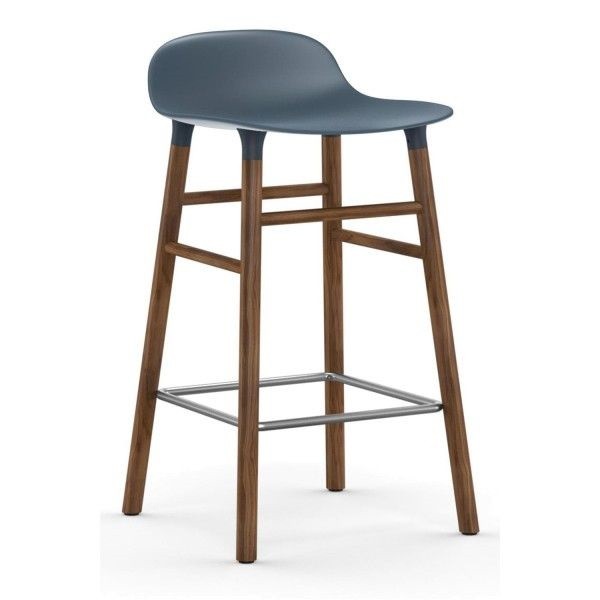 Normann Copenhagen Form Stool 65cm Wallnut Legs