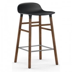 Normann Copenhagen Form Stool 65cm Wallnut Legs