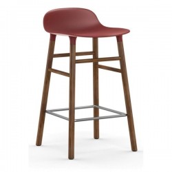 Normann Copenhagen Form Stool 65cm Wallnut Legs