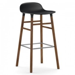 Normann Copenhagen Form Stool 75cm Wallnut Legs