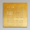 Biegert & Funk QLOCKTWO Gold Creator's Edition 