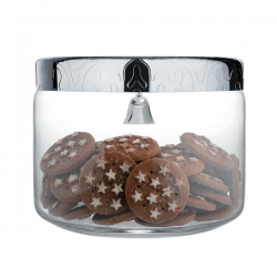 Alessi Dressed Biscuit Box in Glass 