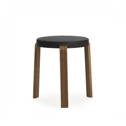 Normann Copenhagen Tap Stool Walnut Black