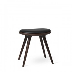 Mater Low Stool Dark Stained Beech