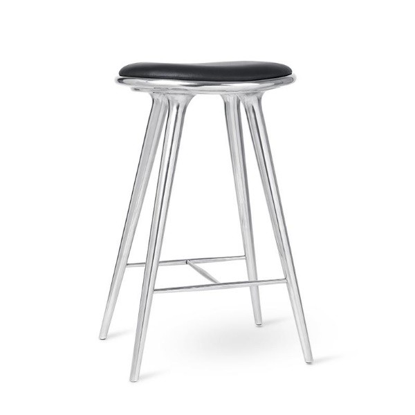 Mater High Stool Recycled Aluminum 74cm