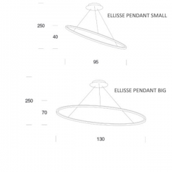 Nemo Ellisse Suspension Lamp Minor