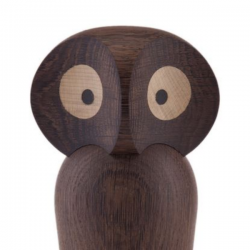 Architectmade Wooden Owl Smoked Oak