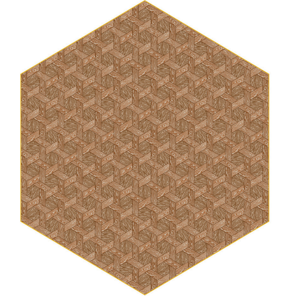 Moooi Hexagon Brown Signature Carpet 