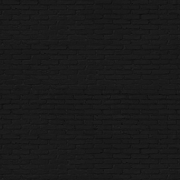 NLXL Black Brick Wallpaper 