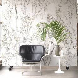 NLXL White Marble Wallpaper