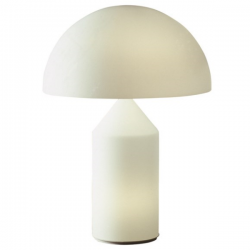 Oluce Atollo 235 Opal Glass Table Lamp 