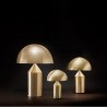 Oluce Atollo Gold Table Lamps