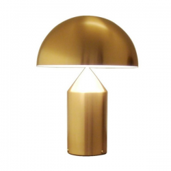 Oluce Atollo Gold Table Lamp 