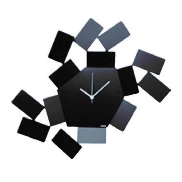 Alessi La Stanza Dello Scirocco Clock Black