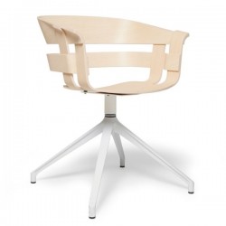 Ash seat, white swivel bas