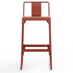 Driade Mingx Stool with backrest