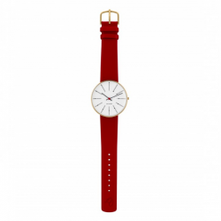 Arne Jacobsen Bankers Watch Red|Gold 