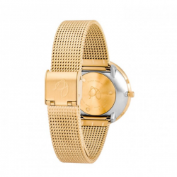 Arne Jacobsen Roman Watch white Dial, Gold Mesh 
