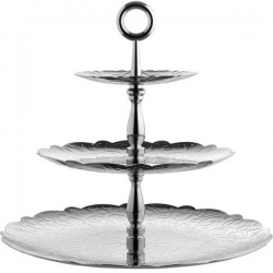 Alessi Dressed X- Mas Piered Cake Stand Stainles Steel 