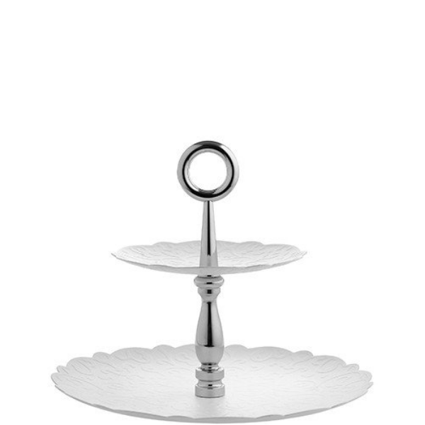 Alessi Dressed X- Mas Piered Cake Stand Epoxy