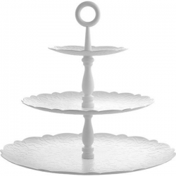 Alessi Dressed X- Mas Piered Cake Stand Epoxy