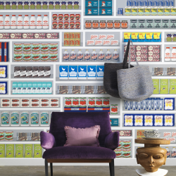 NLXL Lab PNO-09 Supermarket Wallpaper by Paola Navone 