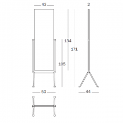 Magis Officina Floor Mirror