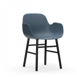 Normann Copenhagen Form Armchair Black Legs