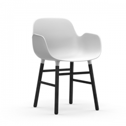 Normann Copenhagen Form Armchair Black Legs