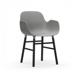 Normann Copenhagen Form Armchair Black Legs