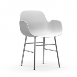 Normann Copenhagen Form Armchair Chrome Legs