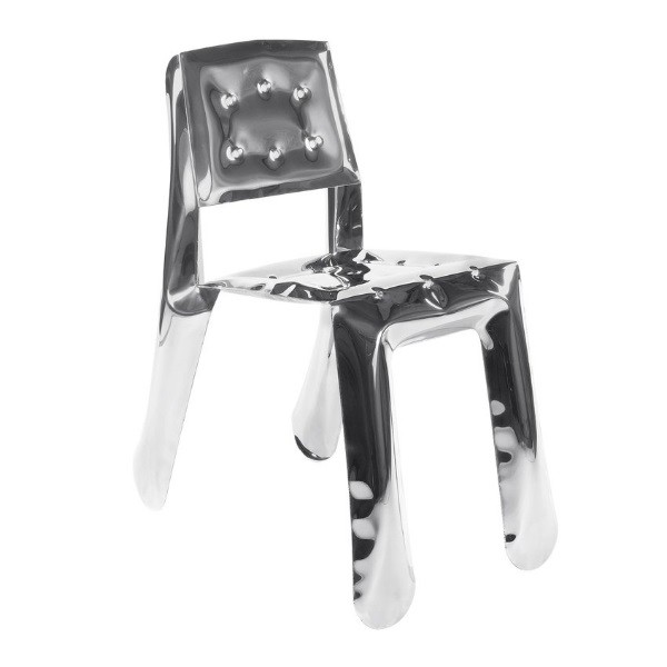 Zieta Chippensteel 0.5 Chair Stainless Steel Polished 