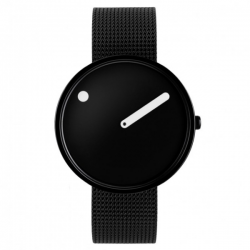 Picto  Watch Black, Black Mesh