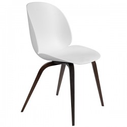 Gubi Beetle Chair Unupholstered Shell Wood Base