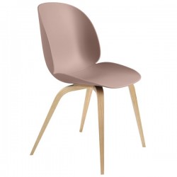 Gubi Beetle Chair Unupholstered Shell Wood Base