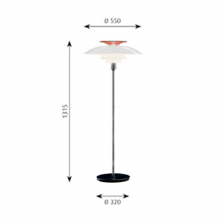 Louis Poulsen PH 80 Floor Lamp