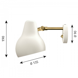 Louis Poulsen VL38 Wall Lamp