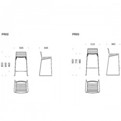 B Line Park Stool 