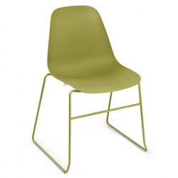 Crassevig Pola Light Chair Metal Legs Sled