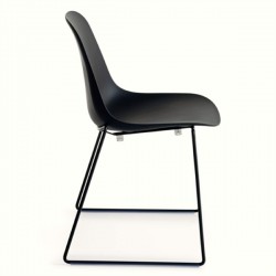 Crassevig Pola Light Chair Metal Legs Sled