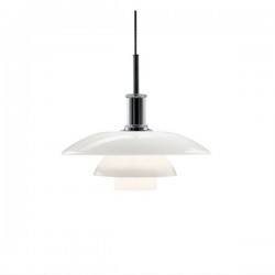 Louis Poulsen PH 4 1/2 - 4 Glass Pendant 