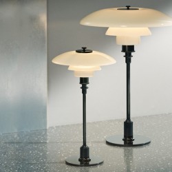 Louis Poulsen PH 3½-2½ Glass Table Lamp 